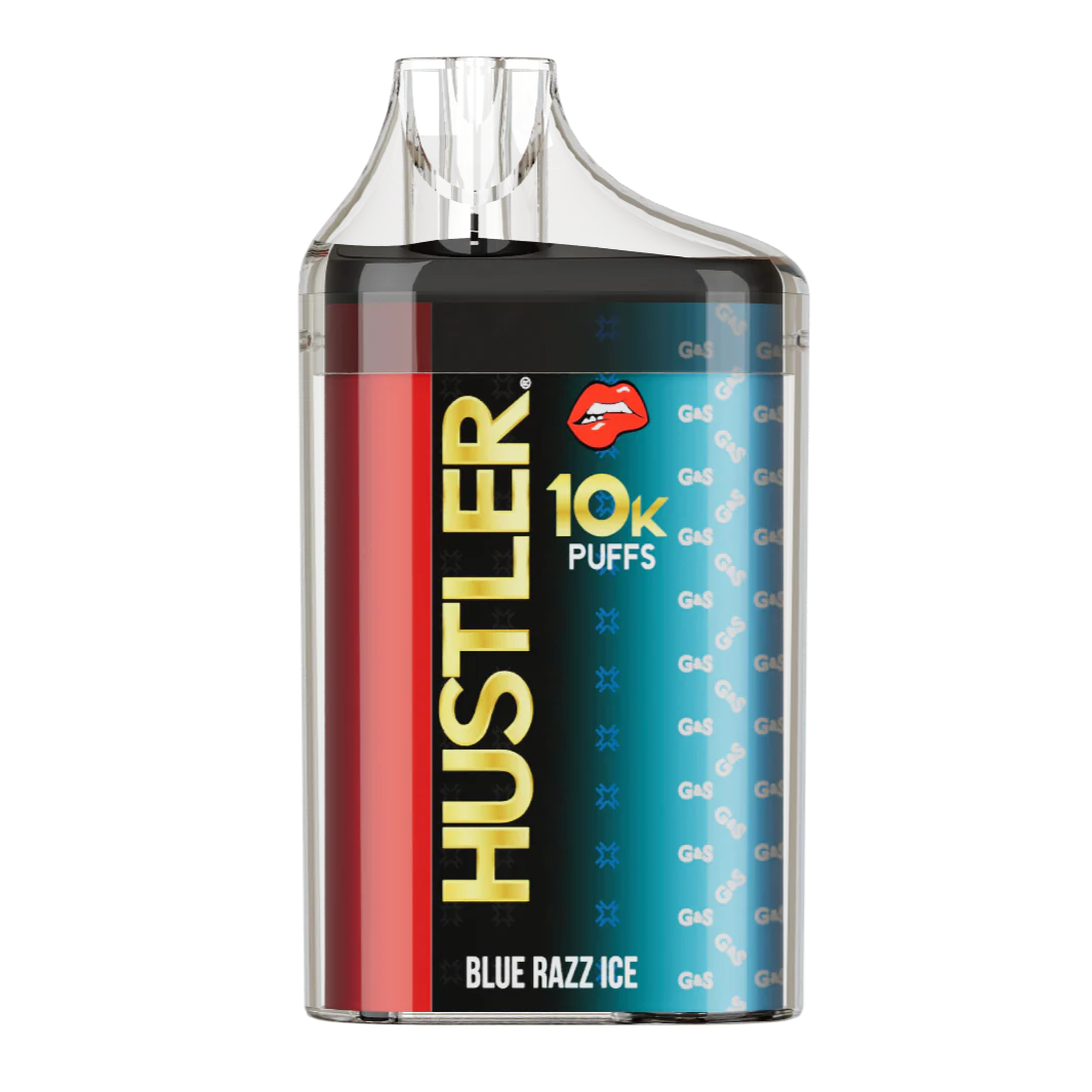 Hustler Kiss 10K Puffs 5% 5CT | Blue Razz Ice