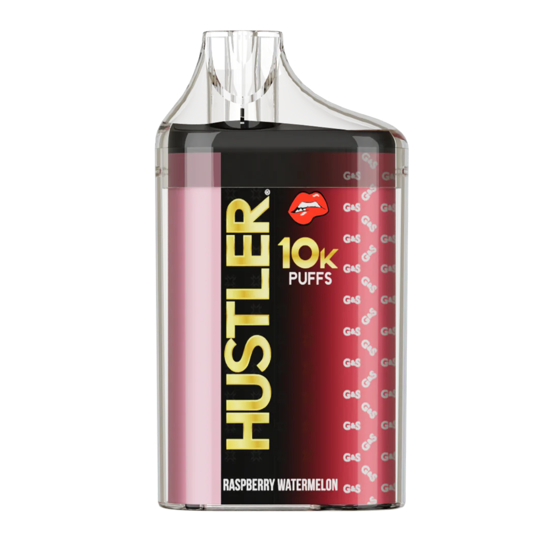 Hustler Kiss 10K Puffs 5% 5CT | Raspberry Watermelon