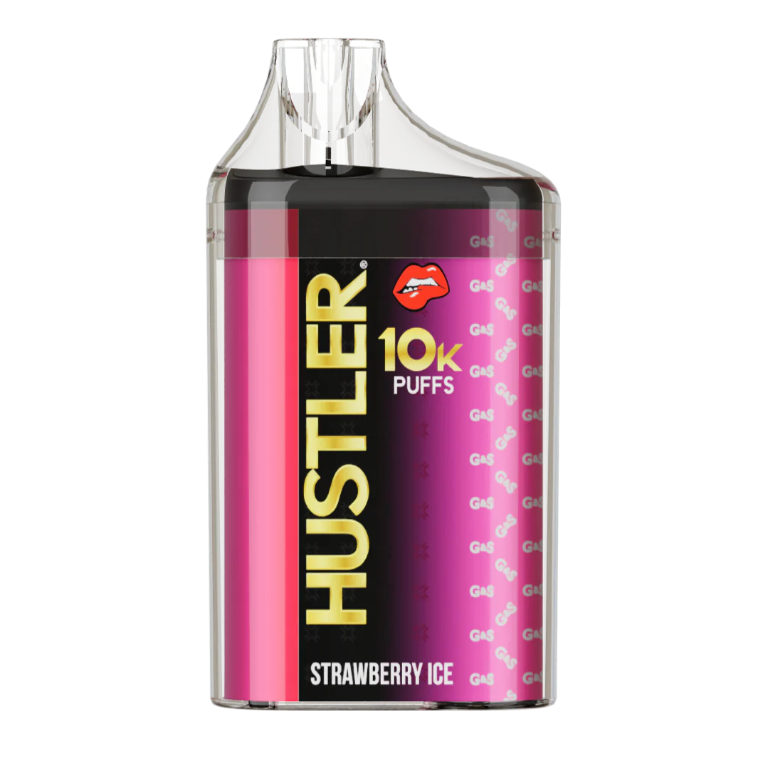 Hustler Kiss 10K Puffs 5% 5CT | Strawberry Ice