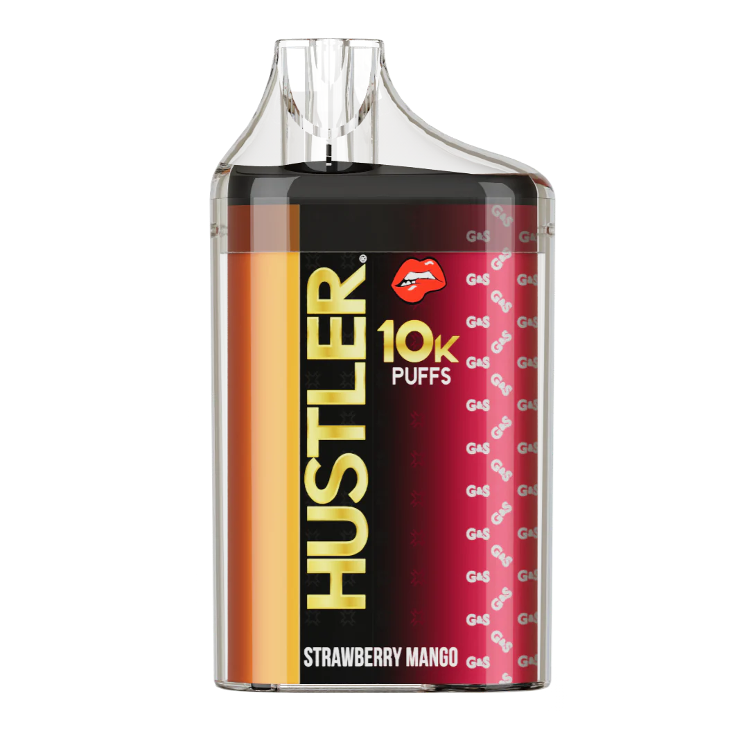 Hustler Kiss 10K Puffs 5% 5CT | Strawberry Mango