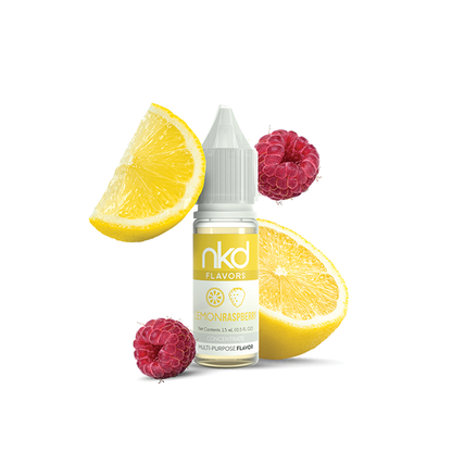 NKD Flavor Concentrate 15mL Lemon Raspberry Bottle