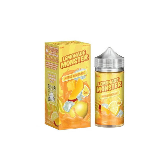 Jam Monster Lemonade Series E-Liquid 100mL (Freebase) Mango Lemonade with packaging