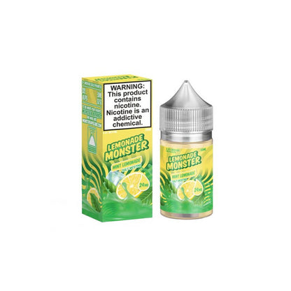 Jam Monster Salt Series E-Liquid 30mL Lemonade Mint with packaging