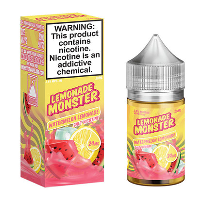 Jam Monster Salt Series E-Liquid 30mL Lemonade watermelon lemonade with packaging