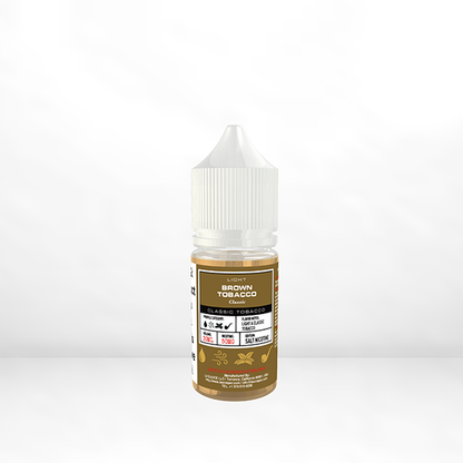 GLAS BSX TFN Salt Series E-Liquid | 30mL (Salt Nic) Light Classic Brown Tobacco