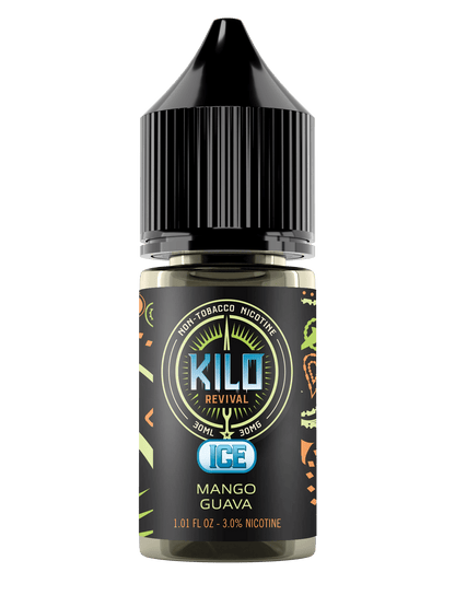 Kilo Revival TFN Salt Series E-Liquid 30mL Mango Guava Ice Bottle