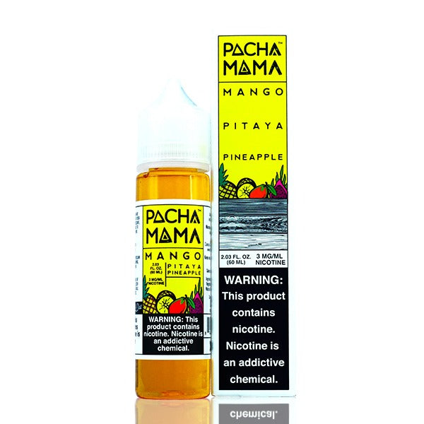 Pachamama TFN Series E-Liquid | 60mL (Freebase) Mango Pitaya Pineapple with Packaging
