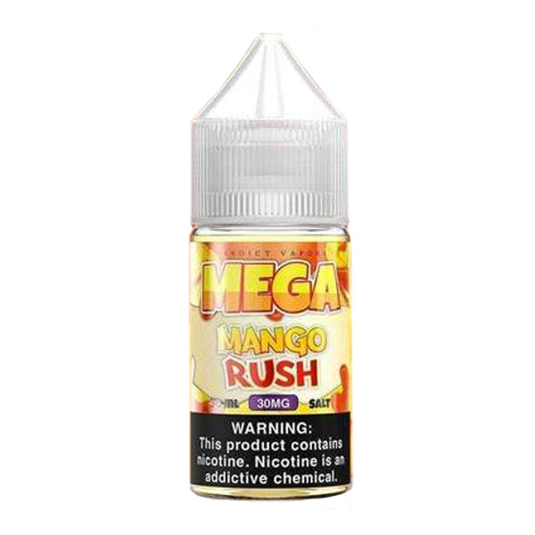 Mega E-Liquids Salt Series E-Liquid 30mL | 30mg Mango Rush Bottle