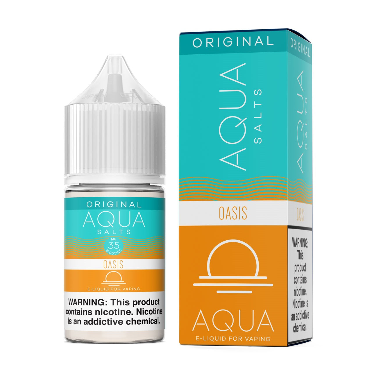 Aqua Salt Series E-Liquid 30mL (Salt Nic) |  Oasis Original with packaging