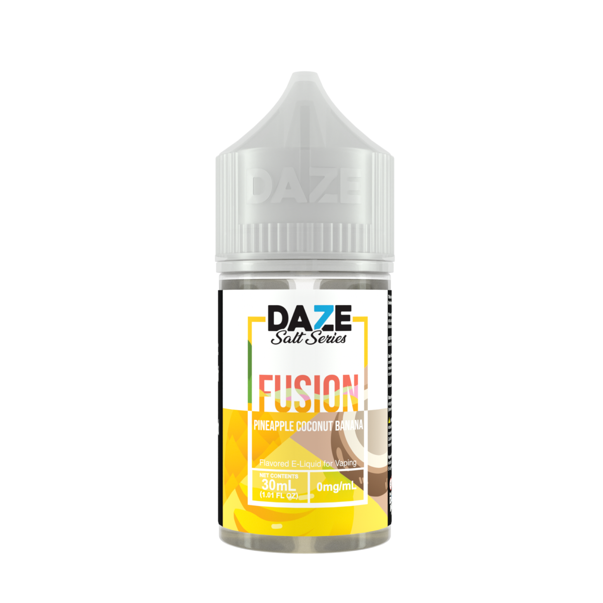 7Daze Fusion Salt Series E-Liquid 30mL (Salt Nic) | Pineapple Coconut Banana
