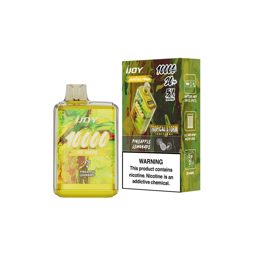 IJoy Bar SD10000 Disposable 10000 Puffs 20mL 50mg | Pineapple Lemonade with Packaging
