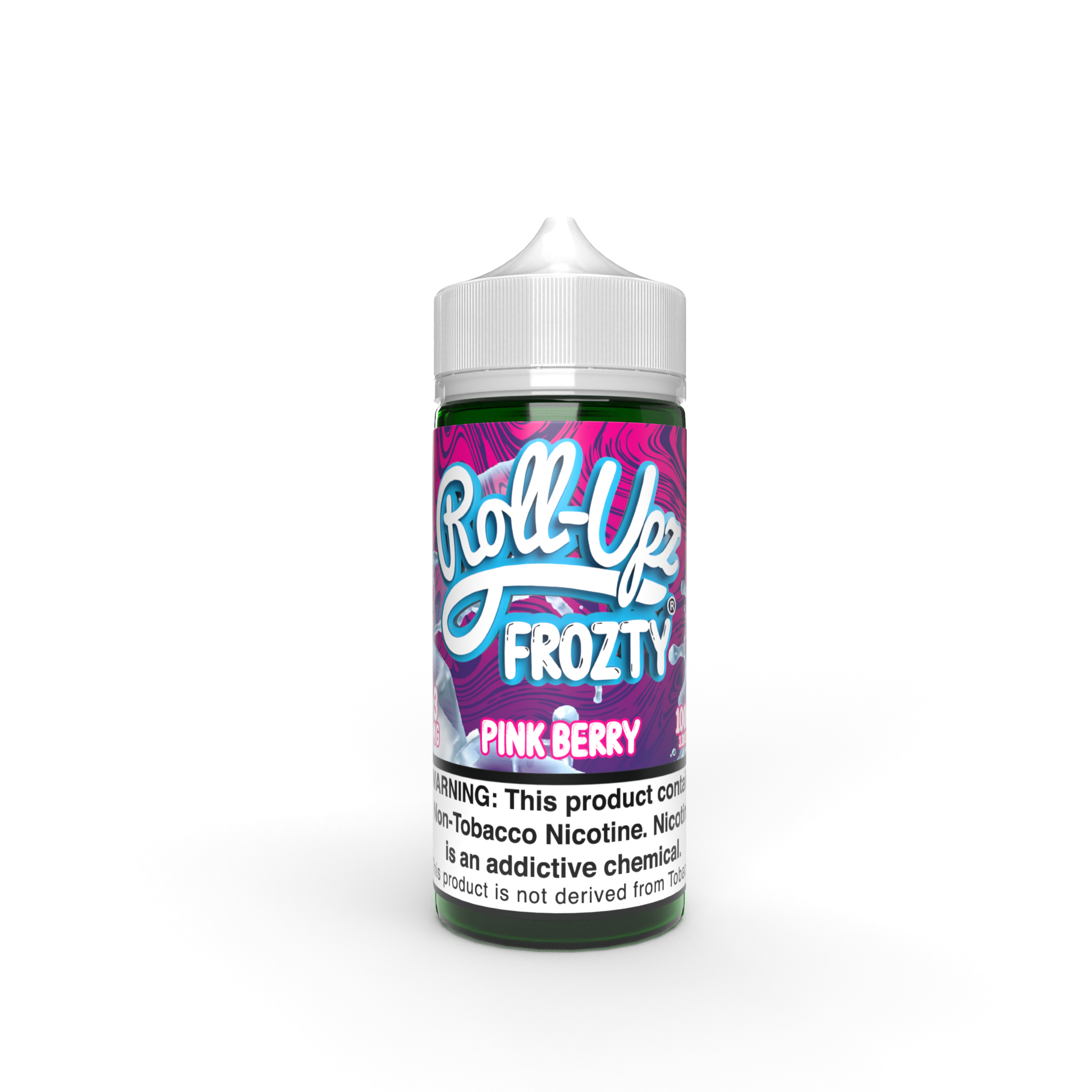 Juice Roll Upz Series E-Liquid 100mL (Freebase) | Pink Berry Frozty