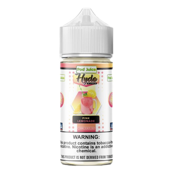 Pod Juice TFN Hyde Series E-Liquid | 100mL (Freebase) Pink Lemonade (Bottle Only)
