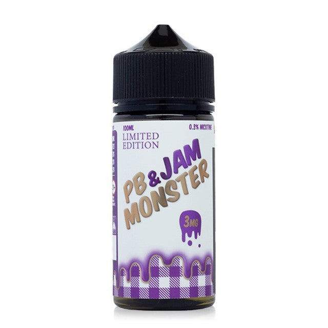 Jam Monster Original Series E-Liquid 100mL (Freebase) PB & Jam Grape