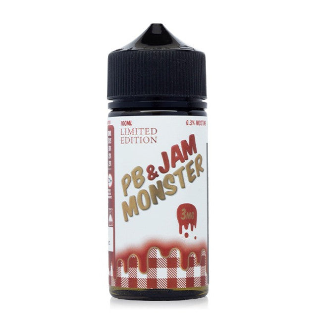 Jam Monster Original Series E-Liquid 100mL (Freebase) PB & Jam Strawberry