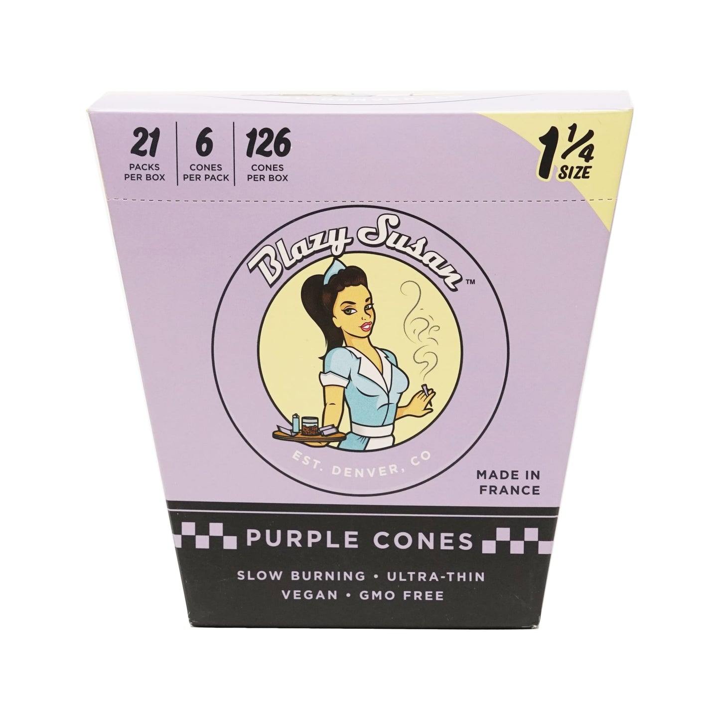 Blazy Susan Purple Cones - 1 1/4 6pcs 21pkwith packaging