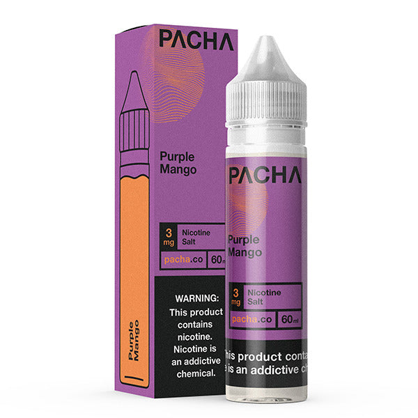 Pachamama TFN Series E-Liquid | 60mL (Freebase) Purple Mango with Packaging