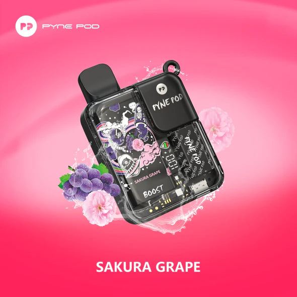 PYNE POD | 8500 PUFFS | 5% | Sakura Grape