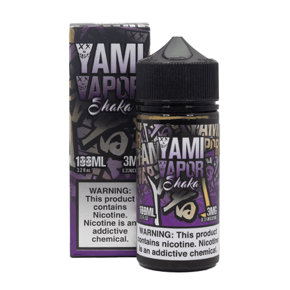 Yami Vapor Series E-Liquid 100mL | 3mg Shaka with packaging