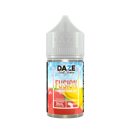 7Daze Fusion Salt Series E-Liquid 30mL (Salt Nic) | Strawberry Banana Apple Iced
