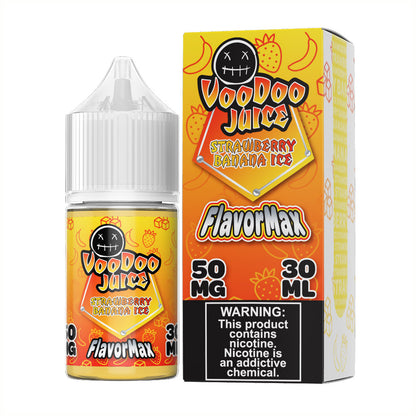 Voodoo Juice FlavorMax Salt Series E-Liquid 30mL Strawberry Banana Ice with packaging