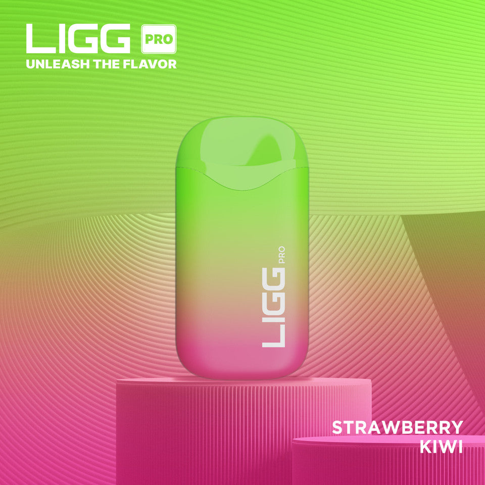 Ligg Pro Disposable 5500 Puffs 14mL 50mg Strawberry Kiwi