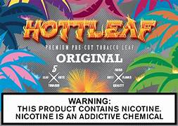 Hottleaf Premium Pre Cut Natural Tobacco Leaf 5ct Original