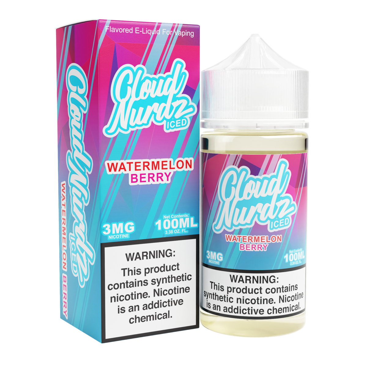 Cloud Nurdz Series E-Liquid 100mL 3mg (Freebase)