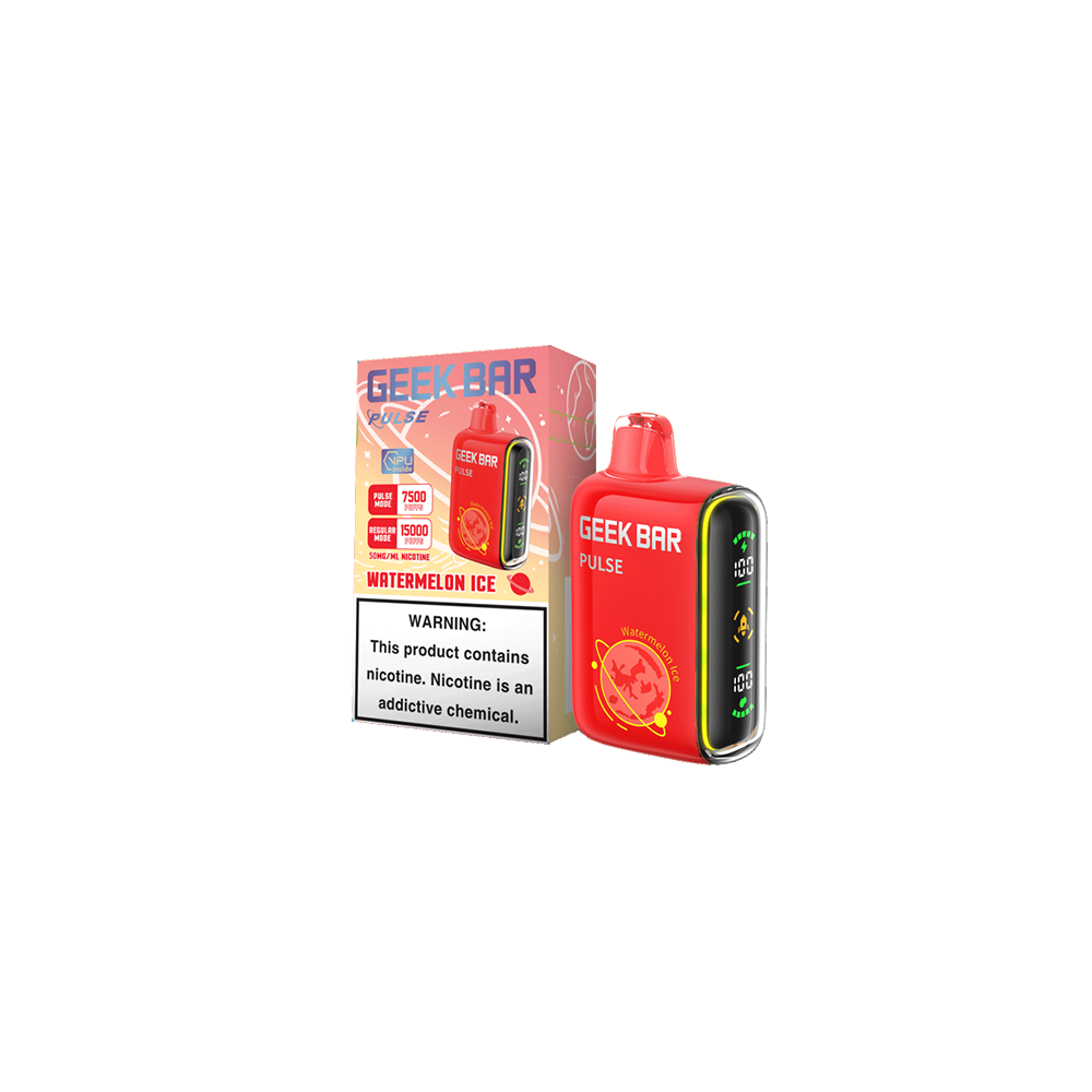 Geek Bar Pulse 7500 Puffs 5% | Watermelon Ice with packaging