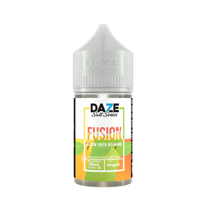 7Daze Fusion Salt Series E-Liquid 30mL (Salt Nic) | Yellow Green Red Mango