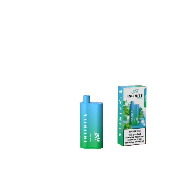 Hitt Infinite Disposable 8000 Puffs 20mL 50mg | MOQ 10 Green Apple Ice with Packaging