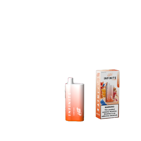 Hitt Infinite Disposable 8000 Puffs 20mL 50mg | MOQ 10 Gummy Bear with Packaging