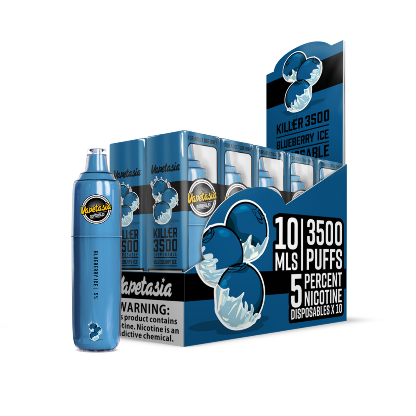 Vapetasia Killer Fruits Disposable 3500 Puffs 10mL 50mg | MOQ 10