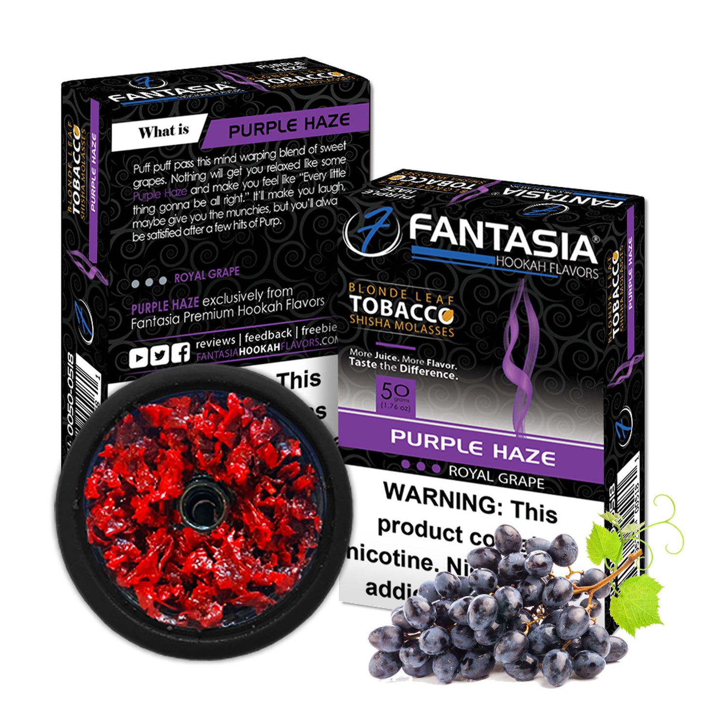 Fantasia Tobacco 50G Carton Purple Haze