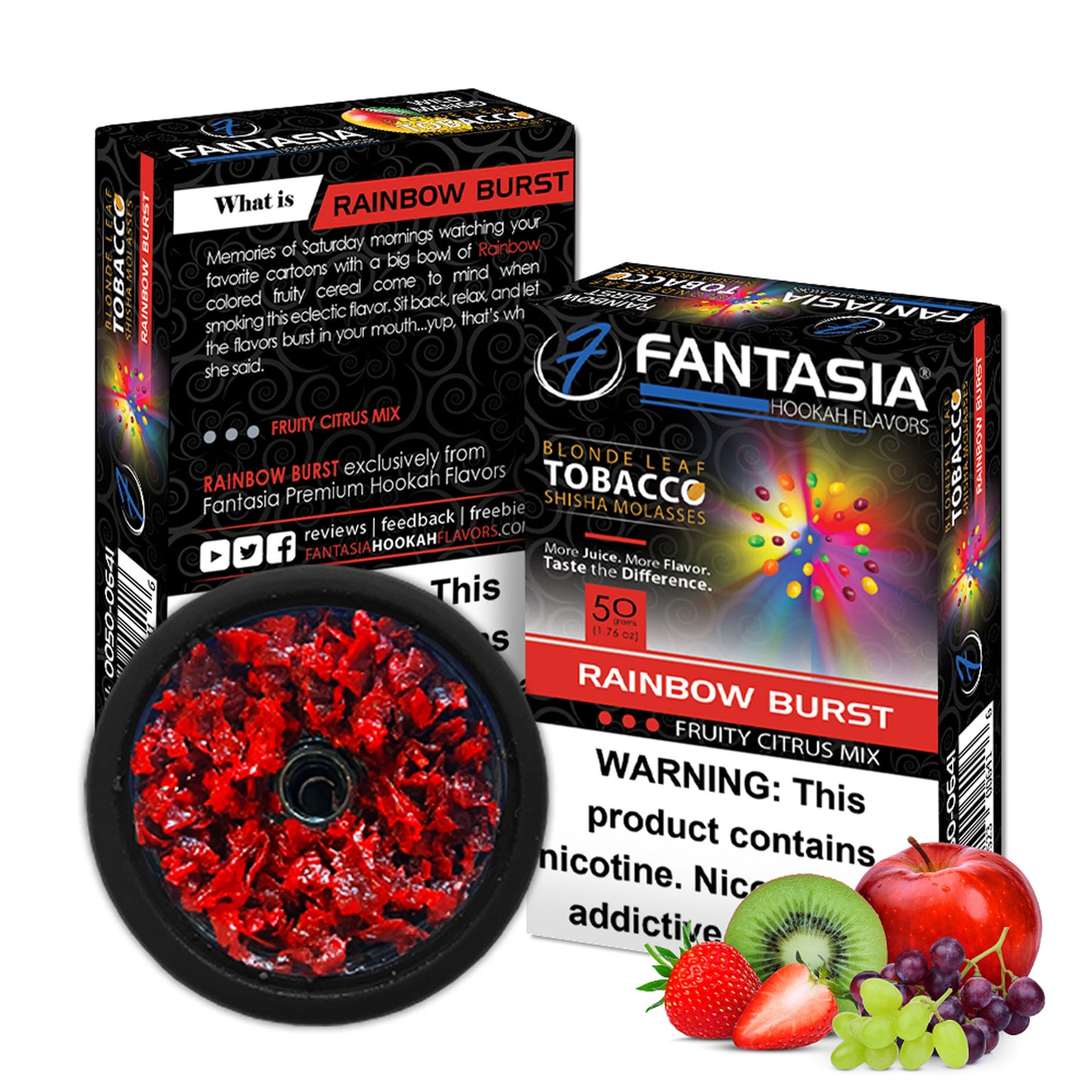 Fantasia Tobacco 50G Carton Rainbow Burst