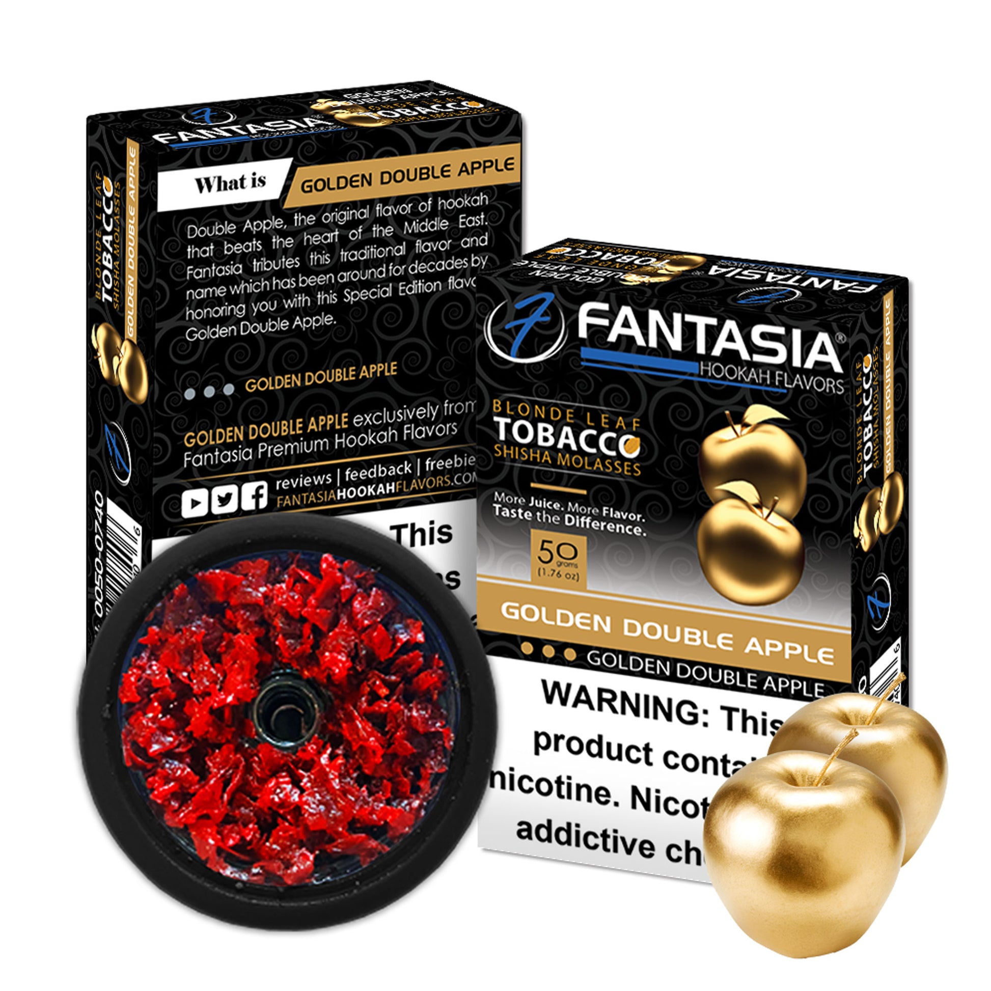 Fantasia Tobacco 50G Carton Golden Double Apple