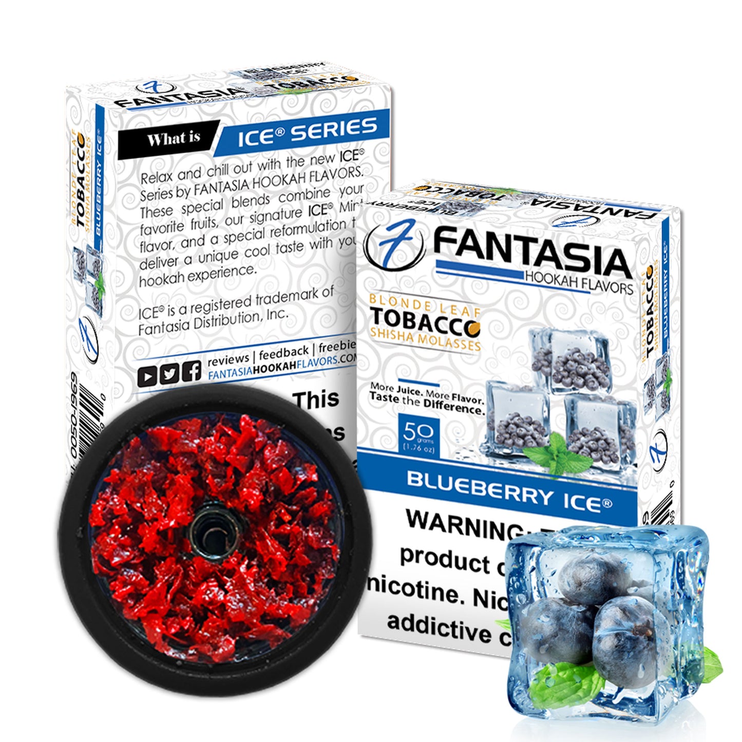 Fantasia Tobacco 50G Carton Blueberry Ice