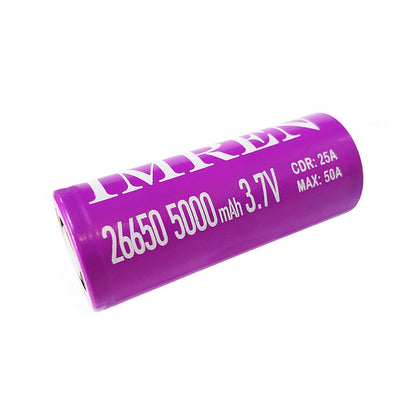Imren 26650 5000 mAh Purple 2 Pack
