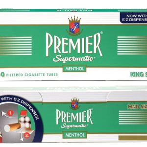 PREMIER TUBES MENTHOL KING 5PK