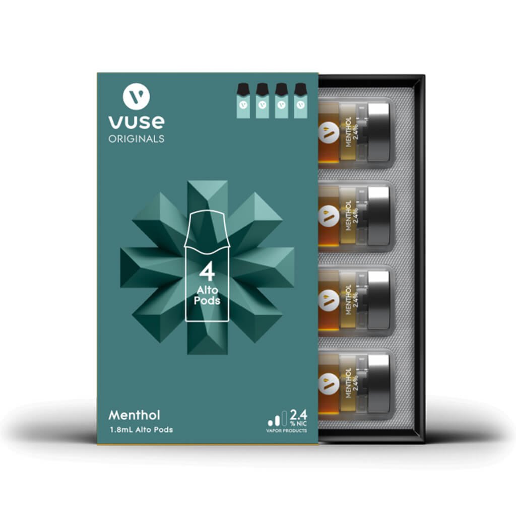 Vuse Alto Pod Menthol with packaging