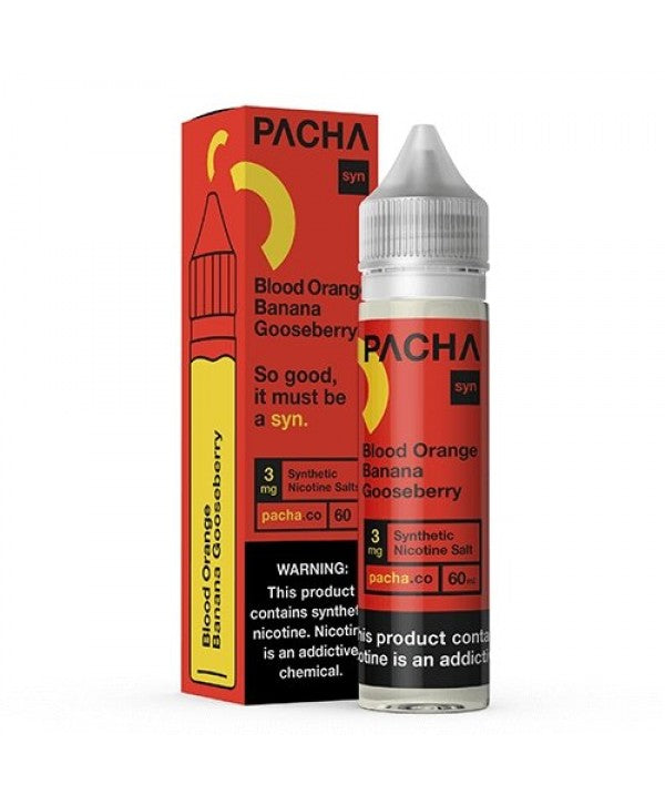 Pacha Syn | Blood Orange Banana Gooseberry with Packaging