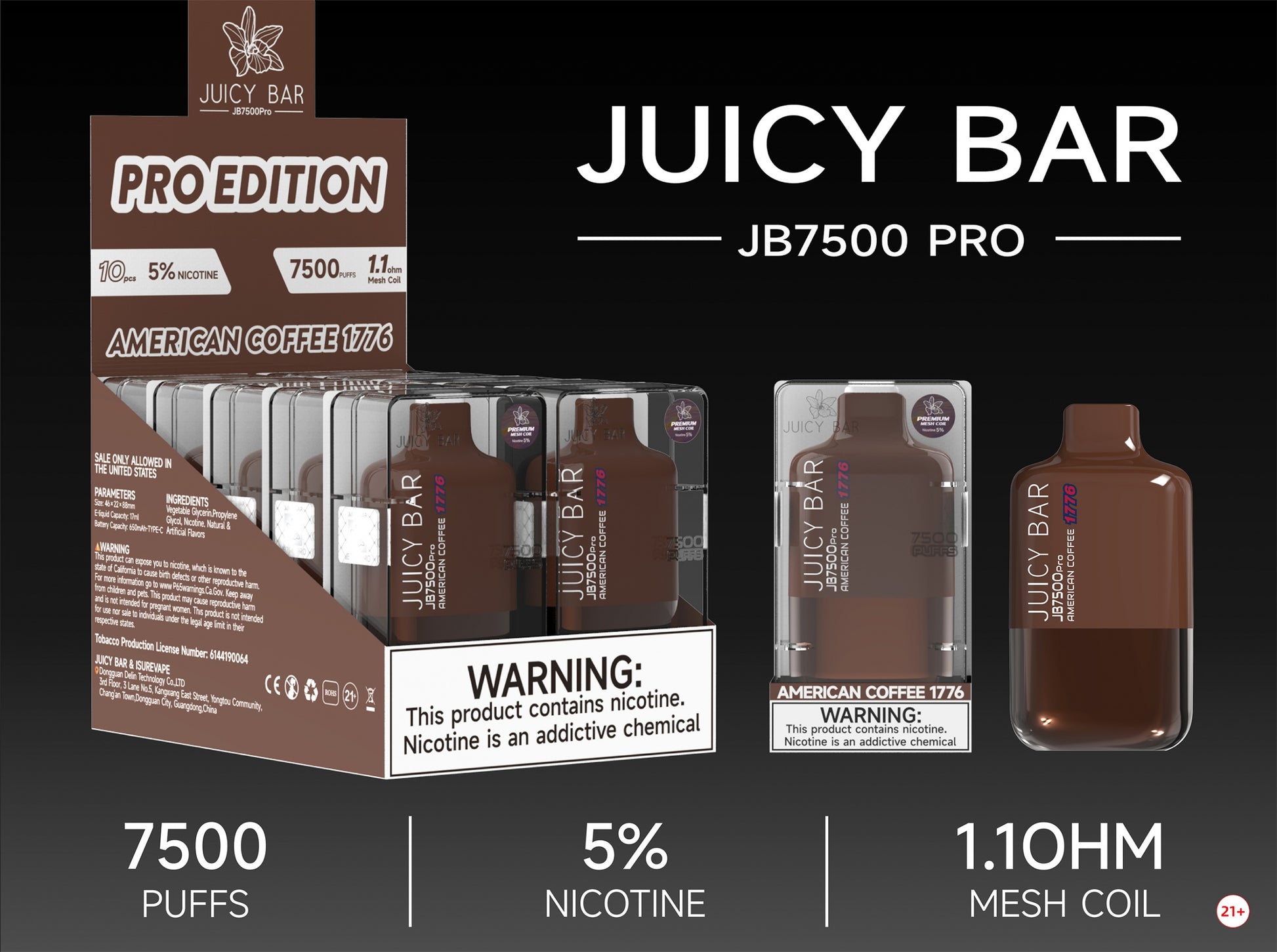 Juicy Bar Pro Edition 7500 Puffs 5% | Stallion Stallion Marketing Juicy Bar Pro Edition 7500 Puffs 5% | Stallion Stallion Marketing