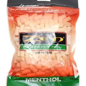 ZEN REG FILTER TIPS MENTHOL 200/BAG