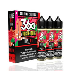 360 BY Twist E-liquids 3 X 60ML with Packaging