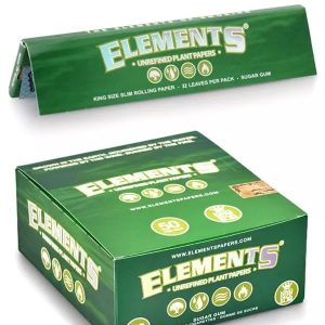 ELEMENTS KING SIZE SLIM PLANT PAPERS 50 PK