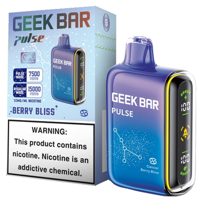 Geek Bar Pulse 7500 Puffs 5% Berry Bliss with Packaging