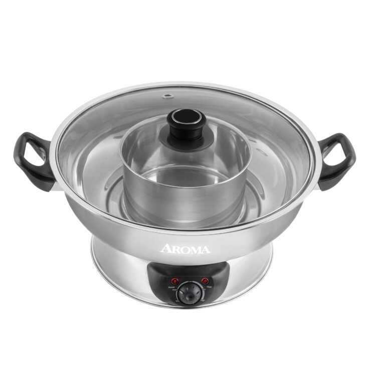 AROMA STAINLESS STEEL HOT POT ASP-600