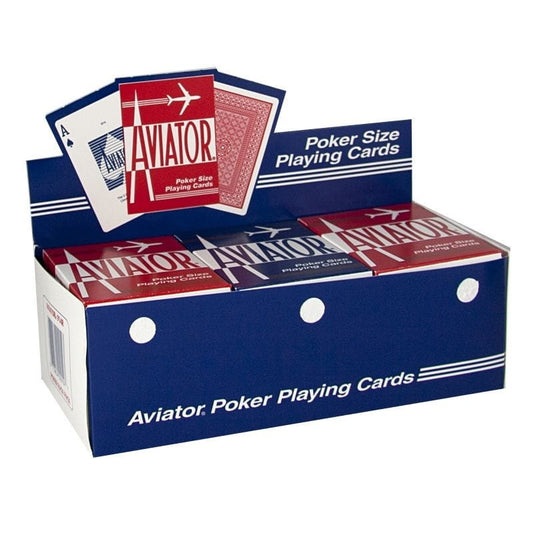 AVIATOR POKER CIRCLE PLAYING CARD 12CT