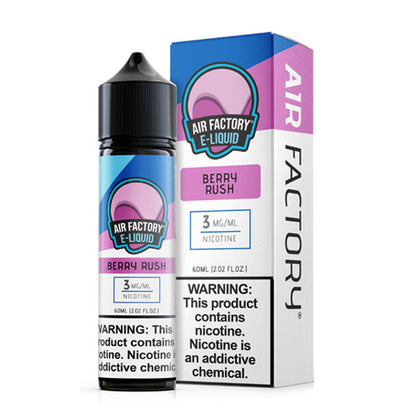 Air Factory E-Juice 60mL (Freebase) | Berry Rush with Packaging