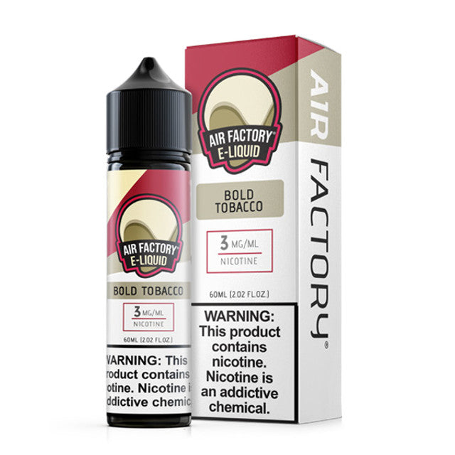 Air Factory E-Juice 60mL (Freebase) | Bold Tobacco with Packaging